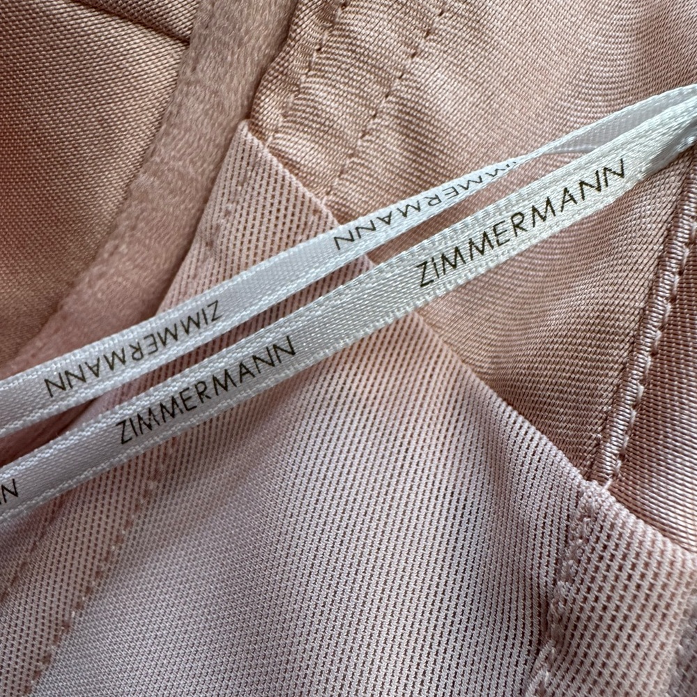 ZIMMERMANN Matchmaker gathered silk and wool-blend mini dress - Picture 12 of 14